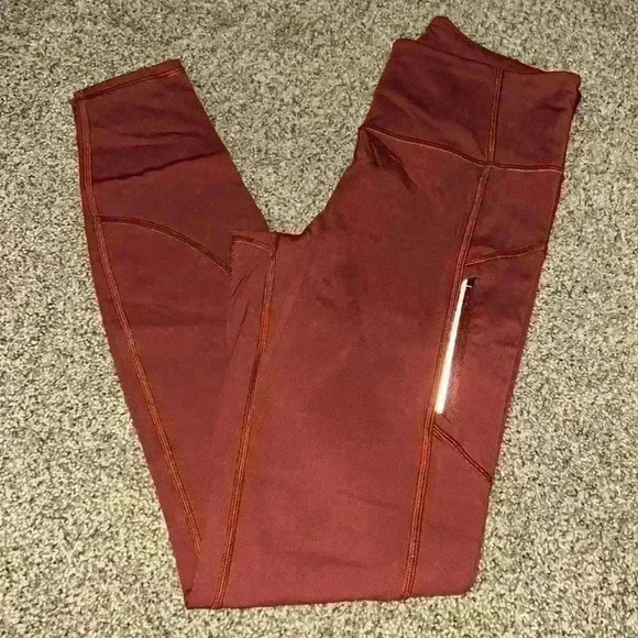 Athleta Pants - Athleta Red Rainer Tight Leggings